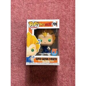 Funko Pop! Dragon Ball Z Super Saiyan 2 Vegeta #709 PX Previews Exclusive NEW